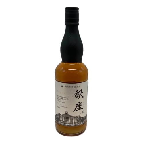 ジャパニーズウィスキー 銀座プレミアムブレンデッドウイスキー700ml(銀)ラベ ル 700ml