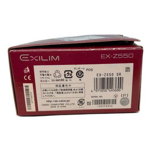CASIO (カシオ) コンパクトデジタルカメラ EX-Z550 ※互換バッテリー付
