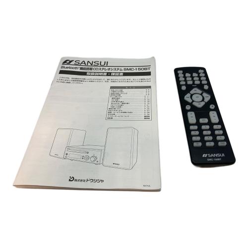 SANSUI (サンスイ) Bluetooth搭載CDステレオシステム SMC-150BT 2015年製 DISC・Bluetooth動作確認済