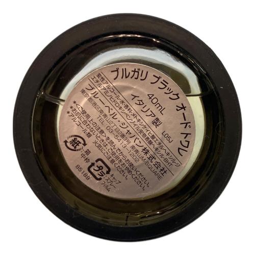 BVLGARI (ブルガリ) オードトワレ 40ml 残量80%-99% ブラック