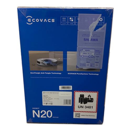 ECOVACS (エコバックス) ロボットクリーナー DKX55 2024年製 DEEBOT N20 PRO PLUS