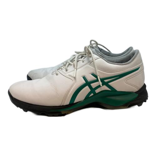 asics (アシックス) ゴルフシューズ メンズ SIZE 27 ホワイト×グリーン