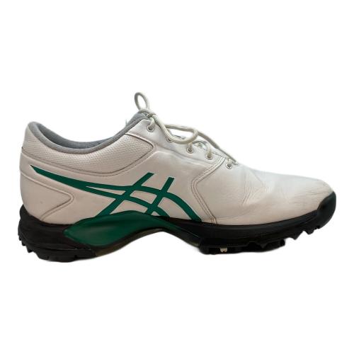 asics (アシックス) ゴルフシューズ メンズ SIZE 27 ホワイト×グリーン