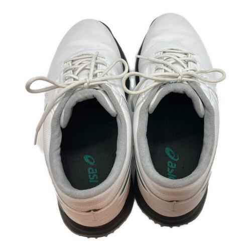 asics (アシックス) ゴルフシューズ メンズ SIZE 27 ホワイト×グリーン