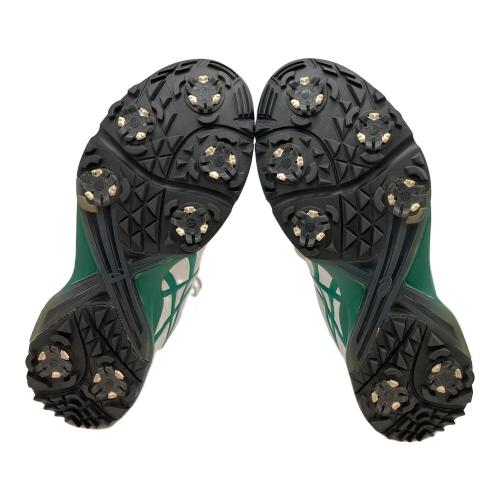 asics (アシックス) ゴルフシューズ メンズ SIZE 27 ホワイト×グリーン
