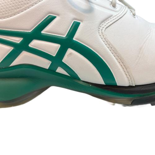 asics (アシックス) ゴルフシューズ メンズ SIZE 27 ホワイト×グリーン