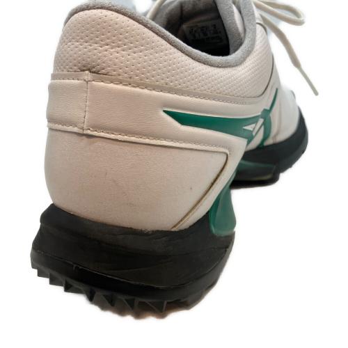 asics (アシックス) ゴルフシューズ メンズ SIZE 27 ホワイト×グリーン