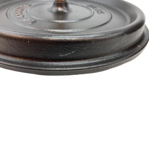 Staub (ストウブ) 両手鍋 SIZE 22cm ブラック LA COCOTTE