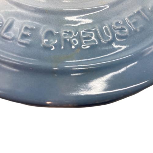 LE CREUSET (ルクルーゼ) 両手鍋 SIZE 18CM ブルー ココット・ロンド