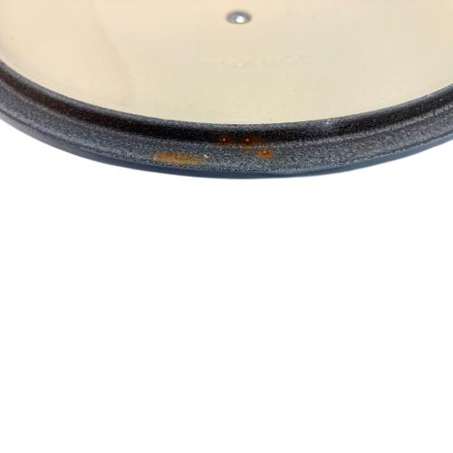LE CREUSET (ルクルーゼ) 両手鍋 SIZE 18CM ブルー ココット・ロンド