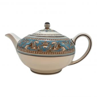 Wedgwood (ウェッジウッド) ティーポット フロレンティーン・ターコイズ