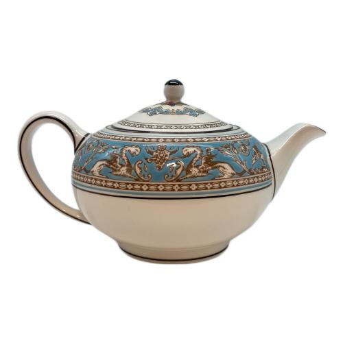 Wedgwood (ウェッジウッド) ティーポット フロレンティーン・ターコイズ
