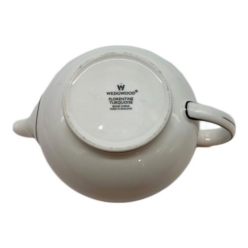 Wedgwood (ウェッジウッド) ティーポット フロレンティーン・ターコイズ