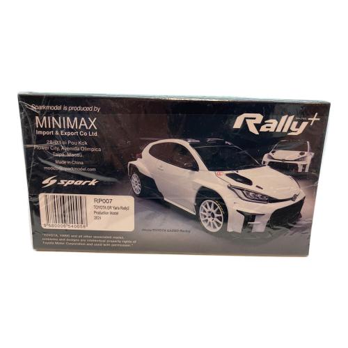 RALLY+ (ラリープラス) Toyota GR Yaris Rally2 2024 Production Model ダイキャストカー Spark