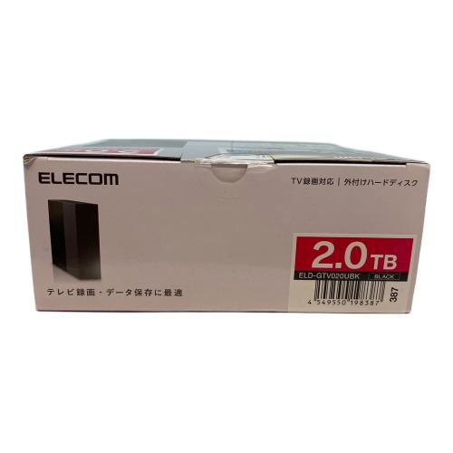 ELECOM (エレコム) TV向け外付けハードディスク 外付ケハードディスク ELD-GTV020UBK