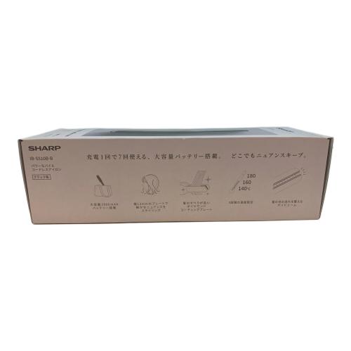 SHARP (シャープ) コードレスヘアーアイロン IB-S510B-B