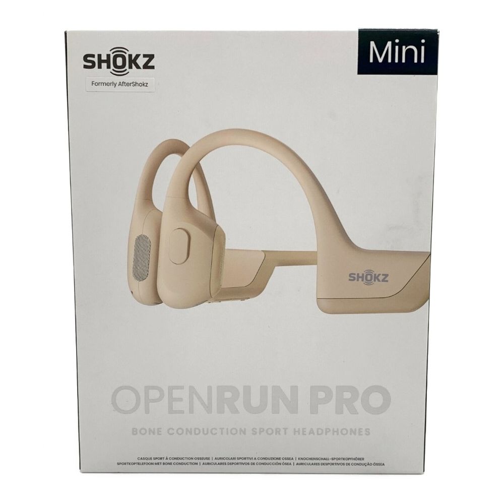 SHOKZ (ショックス) 骨伝導イヤホン ワイヤレスイヤホン OpenRun Pro