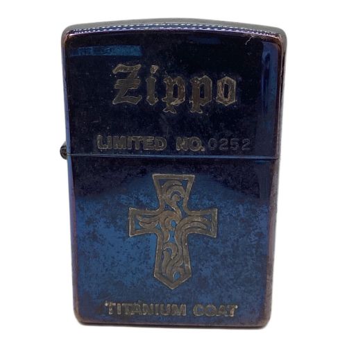 ZIPPO (ジッポ) ZIPPO 2001年製 ブルーチタンコート NO.0252