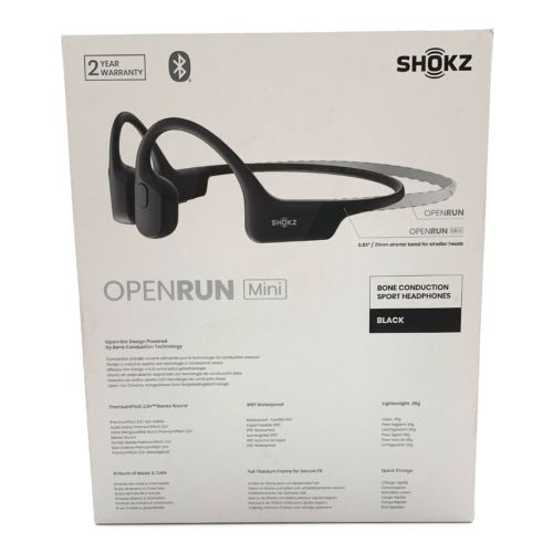 SHOKZ S803 OPEN RUN ワイヤレスイヤホン　骨伝導