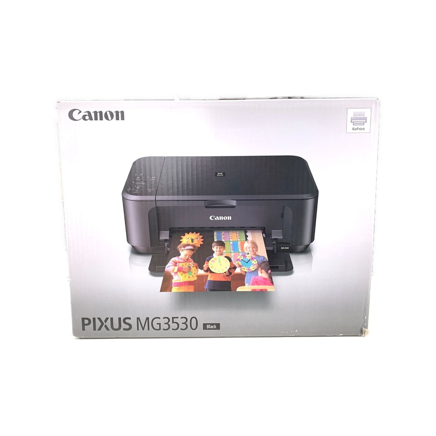 【動作品　200枚以下】複合機 プリンター　Canon MG-3530 黒PC周辺機器