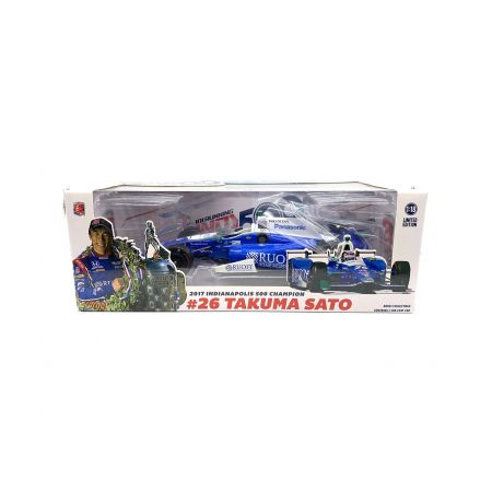 GREENLIGHT (グリーンライト) ミニカー 1/18 INDYCAR 500優勝車 #26 TAKUMA SATO