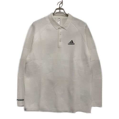 adidas (アディダス) トレーニングウェア メンズ SIZE XXL ホワイト ポロシャツ HB3584