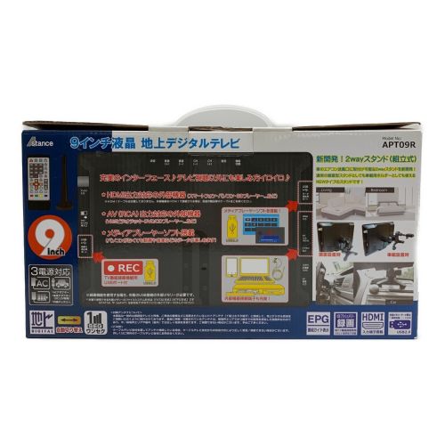 Astance 液晶テレビ APT09R 9インチ -