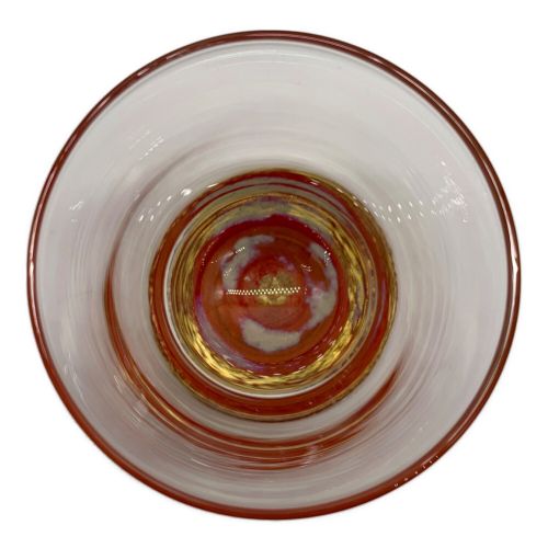 ノグチミエコ (ノグチエミコ) 富士冷酒杯 noguchi glass レッド