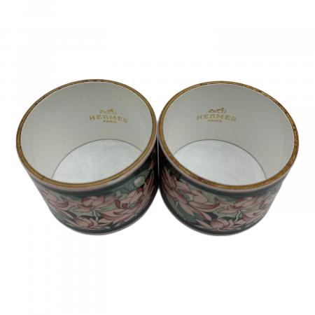 エルメス　ナプキンリング　２個セット HERMES (エルメス) キッチン雑貨 ナプキンリング フラワー