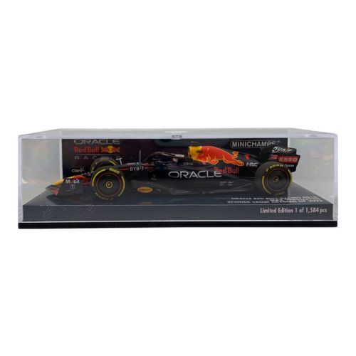 ORACLE (オラクル) ミニカー @ ミニチャンプス 1/43 レッドブル RB18 No.1 2022 オラクル F1 サウジアラビアGP ウィナー M.フェルスタッペン 完成品