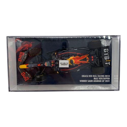 ORACLE (オラクル) ミニカー @ ミニチャンプス 1/43 レッドブル RB18 No.1 2022 オラクル F1 サウジアラビアGP ウィナー M.フェルスタッペン 完成品