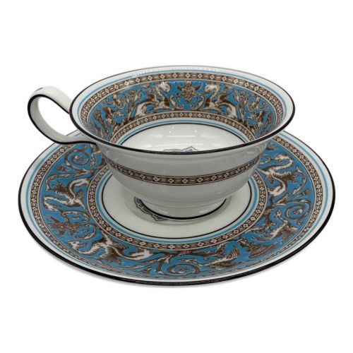 Wedgwood (ウェッジウッド) カップ&ソーサー フロレンティーン・ターコイズ