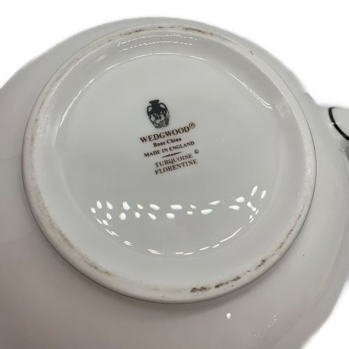 Wedgwood (ウェッジウッド) ティーポット Lサイズ 1200ml フロレンティーン・ターコイズ