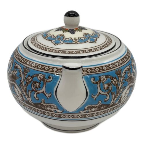 Wedgwood (ウェッジウッド) シュガーポット フロレンティーン・ターコイズ