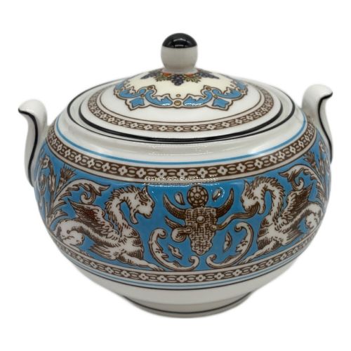 Wedgwood (ウェッジウッド) シュガーポット フロレンティーン・ターコイズ
