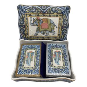 Wedgwood (ウェッジウッド) トランプケース ブルーエレファント トランプ未開封