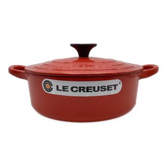 LE CREUSET (ルクルーゼ) ココットロンド 18㎝ オレンジ