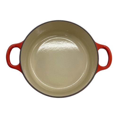 LE CREUSET (ルクルーゼ) ココットロンド 18㎝ オレンジ