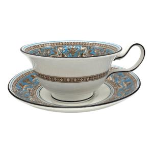 Wedgwood (ウェッジウッド) カップ&ソーサー フロレンティーン・ターコイズ