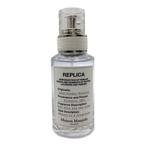 Maison Margiela　REPLICA オードトワレ レイジーサンデーモーニング 30ml 残量80%-99%