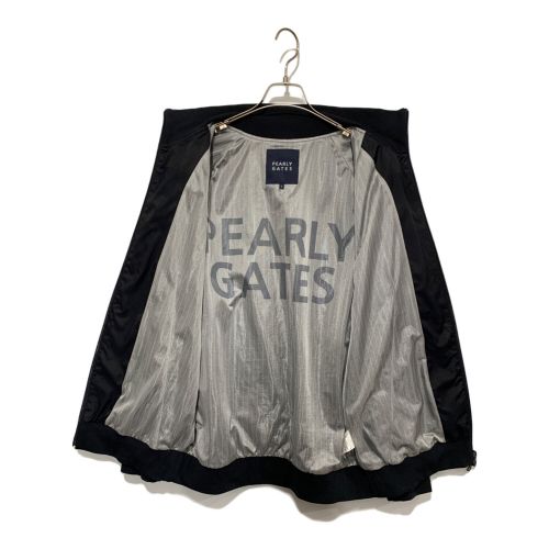 PEARLY GATES (パーリーゲイツ) ゴルフウェア(トップス) メンズ SIZE L ブラック 撥水フルジップブルゾン 053-1220001