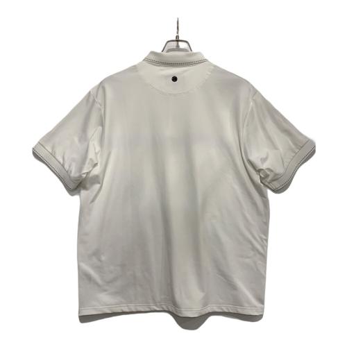 BRIEFING (ブリーフィング) ゴルフウェア(トップス) メンズ SIZE L ホワイト 半袖ポロシャツ BRG241M49
