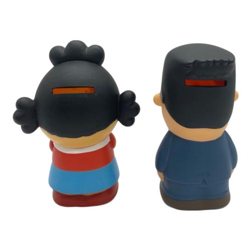 レトロ貯金箱 サザエ・マスオセット アニメ絵版