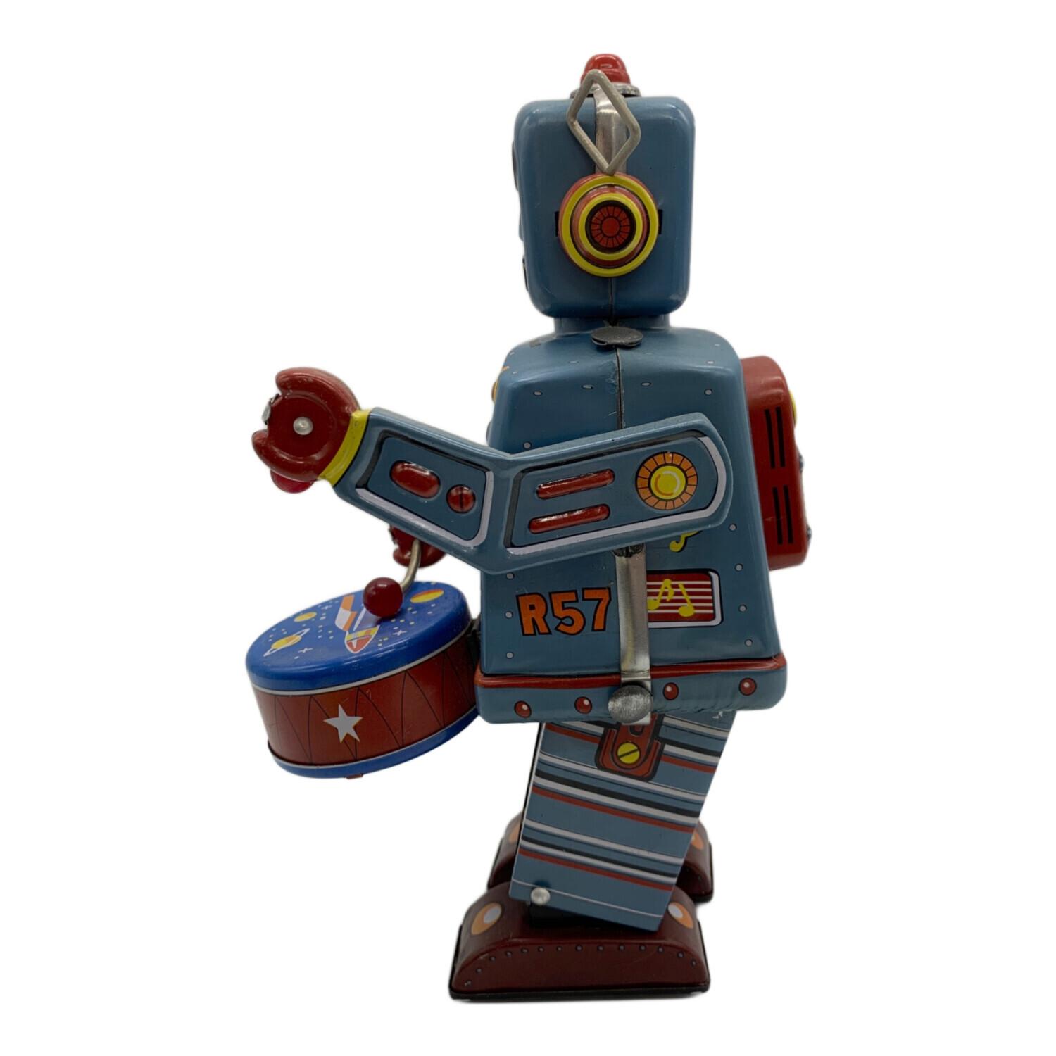 ブリキ 製　メタルロボ ゼンマイブリキロボ ミュージカルドラマー 動作確認済み｜トレファクONLINE