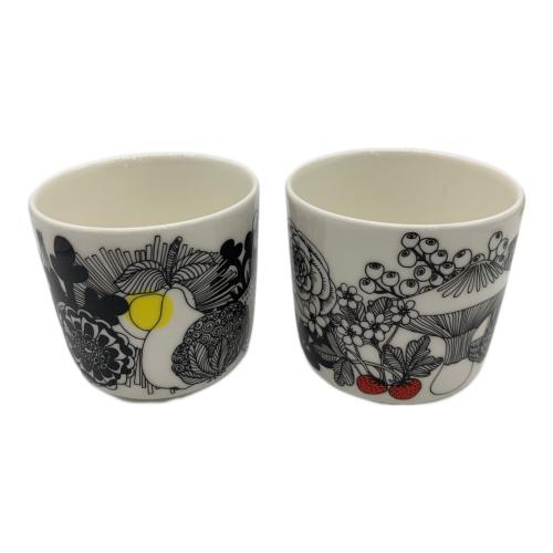 marimekko (マリメッコ) ラテマグ Veljekset柄 廃盤品 ペア