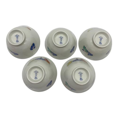 深川製磁 (フカガワセイジ) 仙茶碗揃 六歌仙