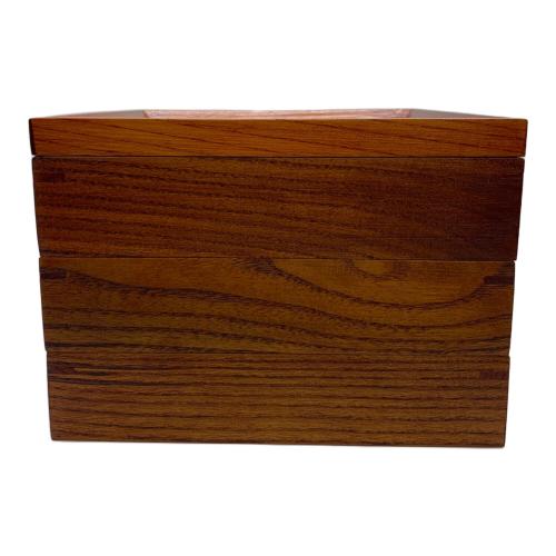 寄木細工 (ヨセギザイク) 三段重