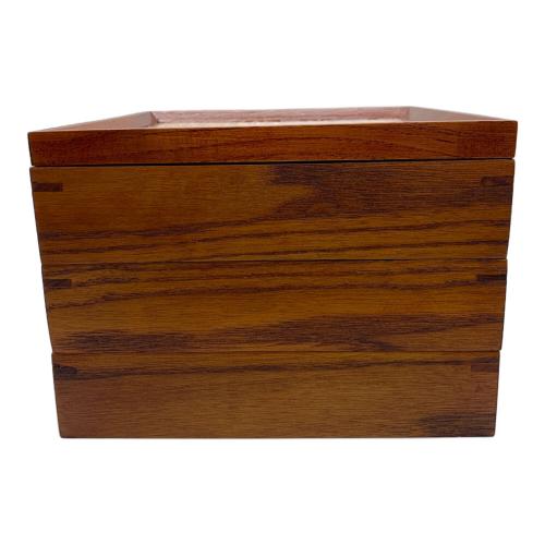 寄木細工 (ヨセギザイク) 三段重