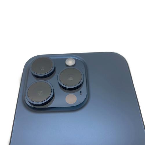 Apple iPhone15 Pro 3M437J/A サインアウト確認済 354230911292097 ー SIM FREE 修理履歴無し 128GB バッテリー:Aランク(91%) 程度:Bランク Blancco社データ消去済み