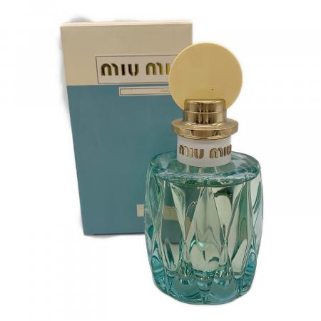 MIU MIU (ミュウミュウ) オードパルファム 100ml 残量80%-99% ロー